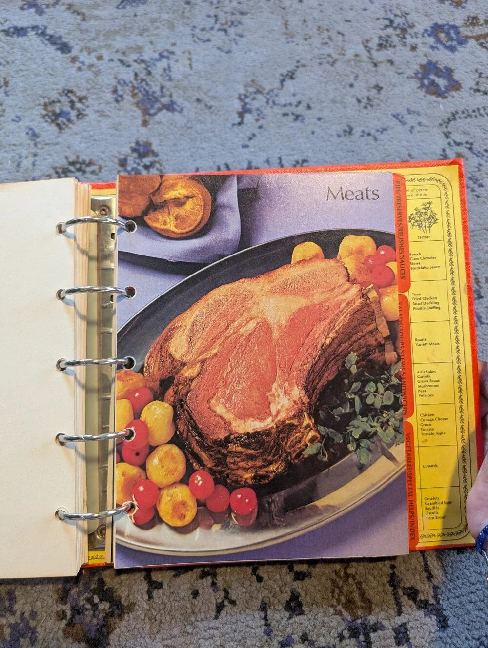 Vintage Betty Crocker Red Pie Cookbook 5-Ring HC 1978 Betty Crocker Kitchens